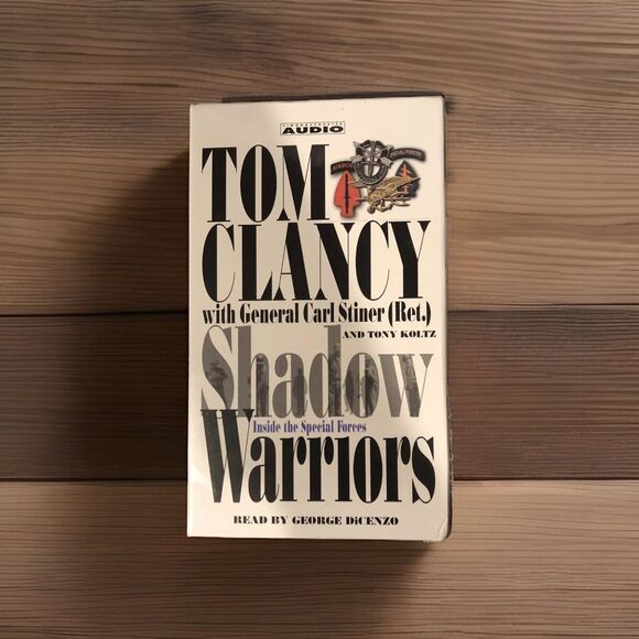Tom Clancy/C.Stiner Shadow Warriors Inside The Special Forces 4-Tape Audio - Picture 1 of 4
